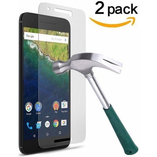 Merkloos 2 Stuks Huawei Nexus 6P glazen Screenprotector Tempered Glass  (0.3mm)