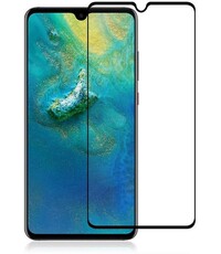 Merkloos Glazen Screenprotector voor Huawei Mate 20 Transparant Zwart