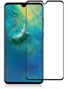 Merkloos Glazen Screenprotector voor Huawei Mate 20 Transparant Zwart