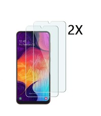 Ntech Ntech 2Pack Samsung Galaxy A50 - Screenprotector Tempered glass