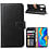 Ntech Ntech Huawei P30 Lite / P30 Lite New Edition  portemonnee hoesje / book case - Zwart