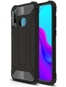 Ntech Ntech - Huawei P30 Lite / P30 Lite New Edition Hoesje Hybride Armor - Zwart