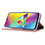 Ntech Ntech Portemonnee hoesje met Pasjesruimte Geschikt Voor Samsung Galaxy M20 - Rose Goud