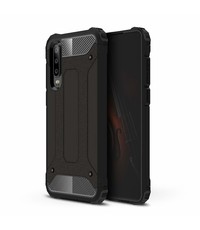 Ntech Ntech Huawei P30 Hybride Armor Hoesje - Zwart