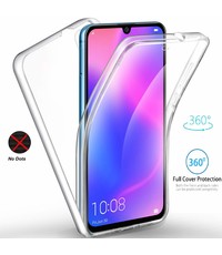 Ntech Ntech Huawei P30 Pro Dual TPU Case hoesje 360° Cover 2 in 1 Case ( Voor en Achter) Transparant