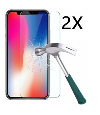 Ntech Ntech 2 Stuks Screenprotector Tempered Glass Glazen - Apple iPhone X/Xs