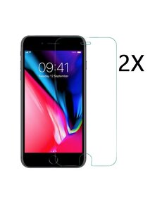 Ntech Ntech 2 Stuks Screenprotector Tempered Glass Glazen - Apple iPhone 6+/6S+