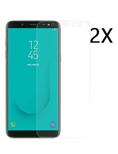 Ntech Ntech 2 Stuks Screenprotector Tempered Glass Glazen - Samsung Galaxy J6 (2018)
