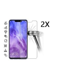 Ntech Ntech 2 Stuks Screenprotector Tempered Glass Glazen - Huawei P Smart+ (Plus)