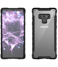 Araree Samsung Galaxy Note 9 Araree Duple Series Anti Shock Back Case Cover - Zwart / Transparant