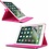 Ntech Ntech Hoes geschikt voor Apple iPad iPad Air (2019) 10.5 Draaibare Hoes - Pink