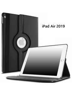 Ntech Ntech Apple iPad Air (2019) 10.5 Draaibare Hoes - Zwart