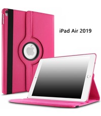 Ntech Ntech Apple iPad Air (2019) 10.5 Draaibare Hoes - Pink