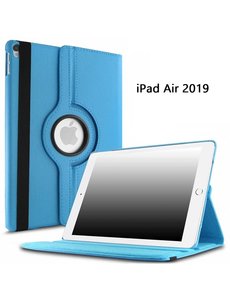 Ntech Ntech Apple iPad Air (2019) 10.5 Draaibare Hoes - Licht Blauw