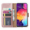 Ntech Ntech Hoesje Geschikt Voor Samsung Galaxy A50 Portemonnee hoesje - Rose Goud Met 2 stuks Glazen screenprotector