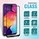 Ntech Ntech Screenprotector Geschikt voor Samsung Galaxy A50 full cover Screenprotector Tempered Glass - Zwart