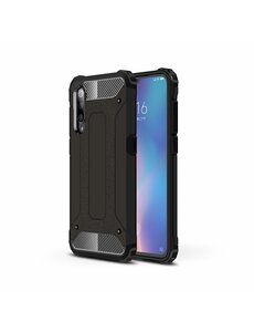 Ntech Ntech Samsung Galaxy A50 Hybride Armor Hoesje - Zwart