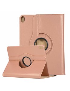 Ntech Ntech Apple iPad Air (2019) 10.5 Draaibare Hoes - Rosegoud