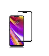 Ntech Ntech LG G7 Full Cover Screenprotector Tempered Glass - Zwart