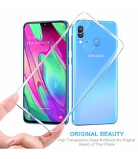 Ntech Ntech Samsung Galaxy A40 TPU Back hoesje - Transparant