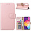 Ntech Ntech Portemonnee Hoesje voor Samsung Galaxy A40 - Rose Goud