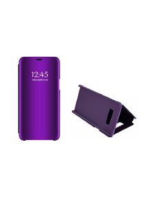 Ntech Ntech New Style LED Flip Cover Hoesje voor Samsung Galaxy A70/A70s - Paars