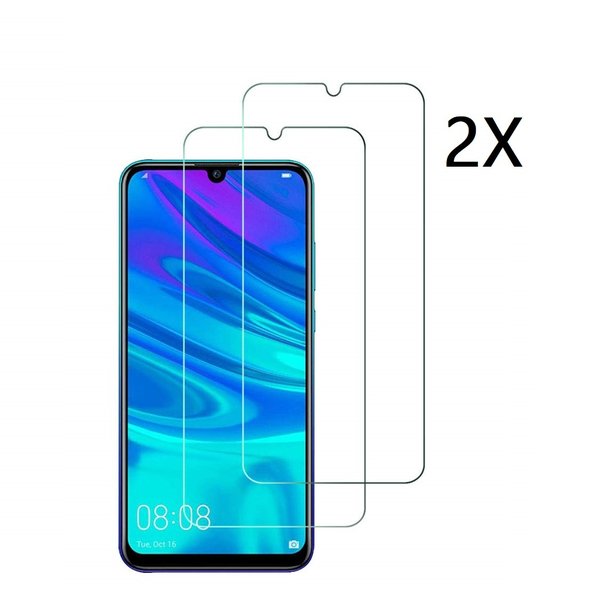 Ntech Ntech 2 Stuks Screenprotector Tempered Glass Glazen Screenprotector voor Geschikt voor Huawei P Smart Plus (2019)