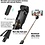 Ntech Ntech 3 in 1 Bluetooth Selfie Stick met Afstandsbediening en Foldable Tripod Stand zwart