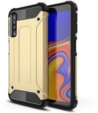  Armor Hybrid Samsung Galaxy A7 (2018) Hoesje - Goud