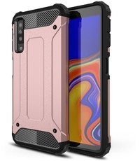  Armor Hybrid Samsung Galaxy A7 (2018) Hoesje - Rose Gold