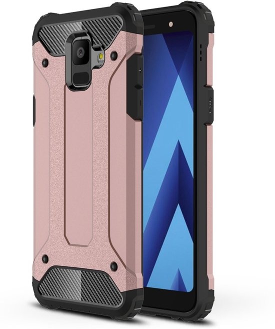 Armor Hoesje Samsung A6 (2018) - Rose Gold -
