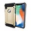 Ntech Ntech hoesje Geschikt voor iPhone X / Xs Dual layer Rugged Armor hoesje - Goud