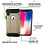 Ntech Ntech hoesje Geschikt voor iPhone X / Xs Dual layer Rugged Armor hoesje - Goud