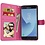 Merkloos Samsung Galaxy J4 Plus (2018) portemonnee hoesje - Roze