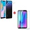 Merkloos Huawei P30 Lite / P30 Lite New Edition  Hoesje Transparant TPU + Glazen Screenprotector