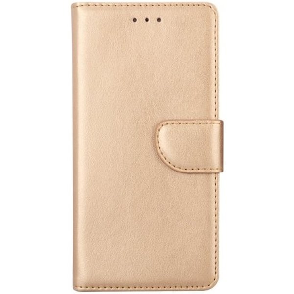 Merkloos Samsung Galaxy A50 Portemonnee hoesje goud
