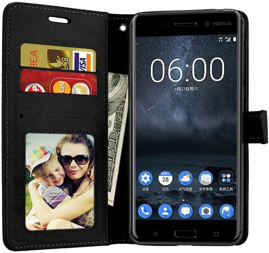 Nokia 3.1 hoesje - Zwart - Phonecompleet.nl
