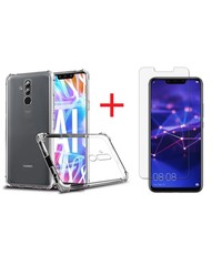 Ntech Ntech Huawei Mate 20 Lite Anti Shock Back hoesje + Glazen Screenprotector