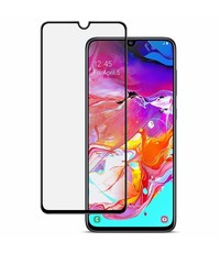 Ntech Ntech Samsung Galaxy A70/A70s 2 pack full cover Screenprotector Tempered Glass - Zwart