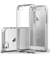 Merkloos Crystal Clear & Transparente Naked Skin Silicone Cover voor iPhone 6 / iPhone 6S (4,7)