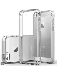 Merkloos Crystal Clear & Transparente Naked Skin Silicone Cover voor iPhone 6 / iPhone 6S (4,7)