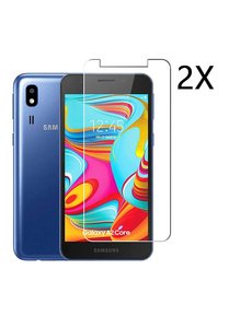 Ntech Ntech 2 Stuks Screenprotector Tempered Glass Glazen - Samsung Galaxy A2 Core