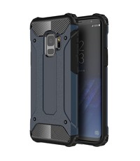 Ntech Ntech Samsung Galaxy S9 Hybride Armor Hoesje - Blauw