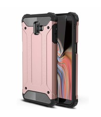 Ntech Ntech Samsung Galaxy J6+ Hybride Armor Hoesje - Rose Goud