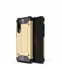 Ntech Ntech Huawei P30 Dual layer Armor Hoesje - Goud