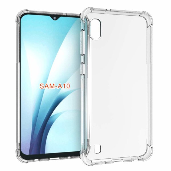 Ntech Ntech Hoesje Geschikt Voor Samsung Galaxy A10 Transparant Anti Shock Back hoesje