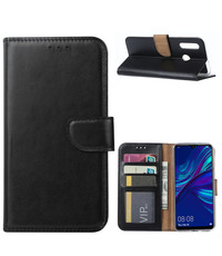 Ntech Ntech Huawei P Smart Plus (2019) Portemonnee Hoesje / Book Case - Zwart