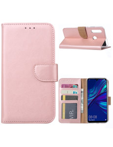 Ntech Ntech Huawei P Smart Plus (2019) Portemonnee Hoesje / Book Case - Rose Goud