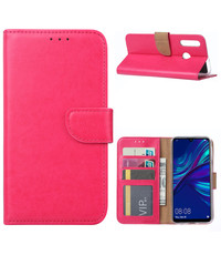 Ntech Ntech Huawei P Smart Plus (2019) Portemonnee Hoesje / Book Case - Pink/Roze