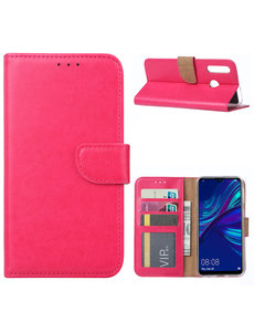 Ntech Ntech Huawei P Smart Plus (2019) Portemonnee Hoesje / Book Case - Pink/Roze